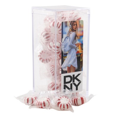 Large Rectangle Acrylic Candy Box w/Starlight Peppermints