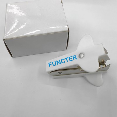 Mini Macaron Color Plane Shape Staple Remover Staple Puller