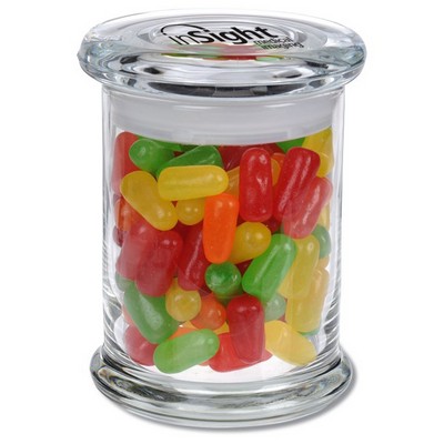 Gourmet Glass Jar Filled w/ Mike & Ike