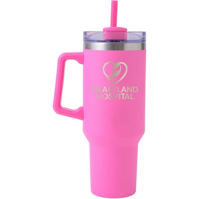 Saratoga Satisfy Brite Travel Mug 40 Oz