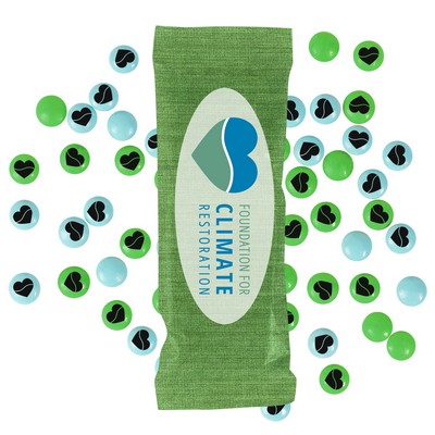 3 Oz. Full Color Tube DigiBag™ w/Imprinted Chocolate Buttons