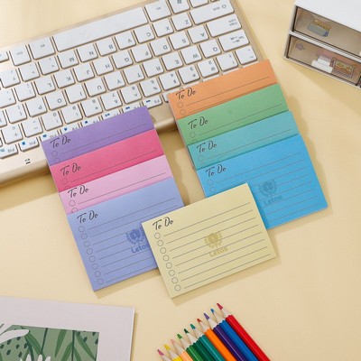 Nine Colors Cute Creative Tearable Sticky Notes/50 Sheets